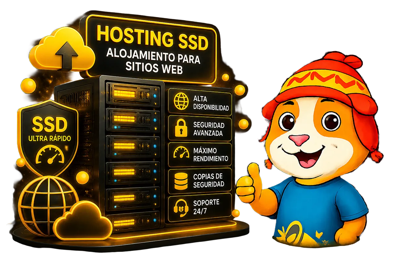 Hosting SSD – mascota de Kuayni